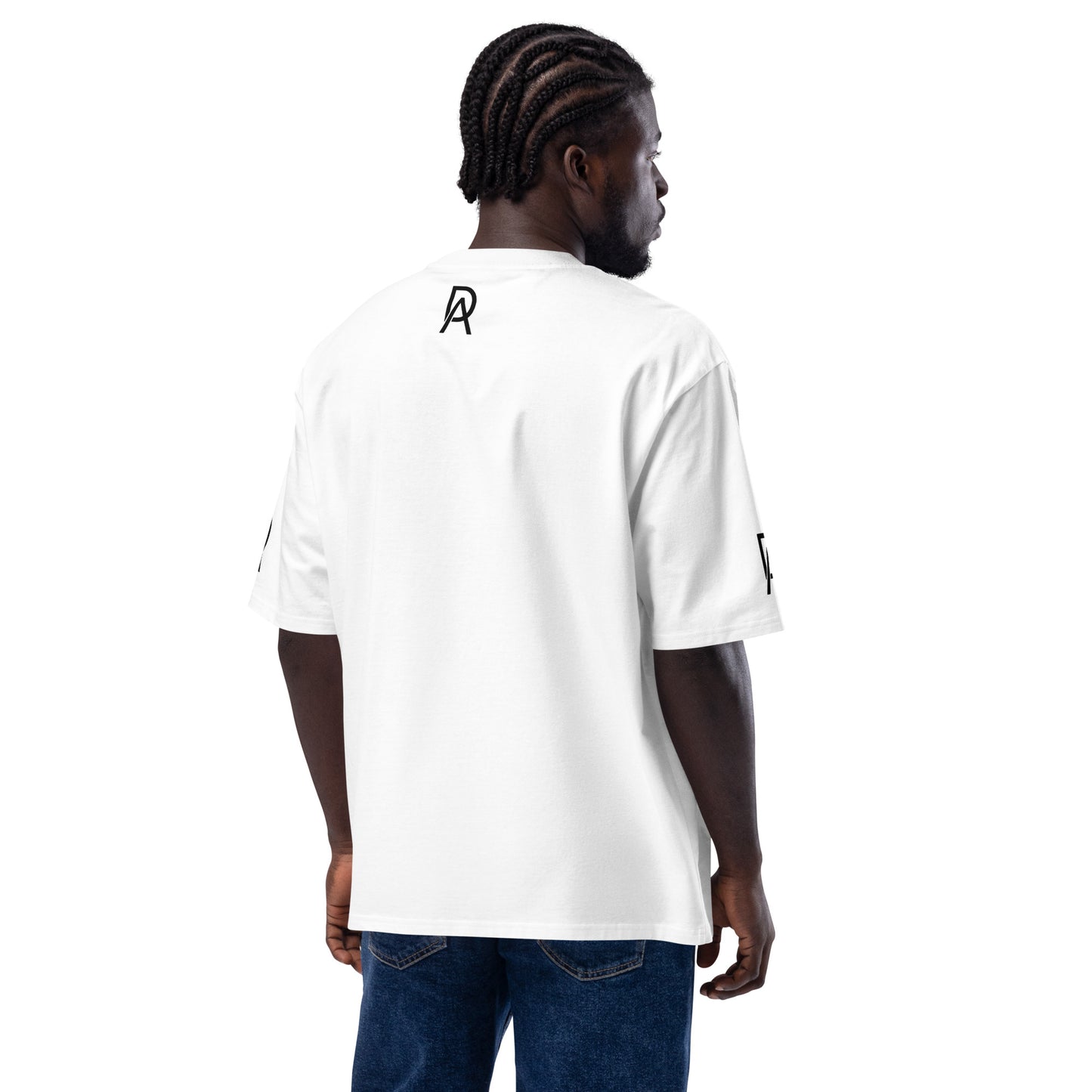 Oversized heavyweight T-shirt "AD" exclusive design