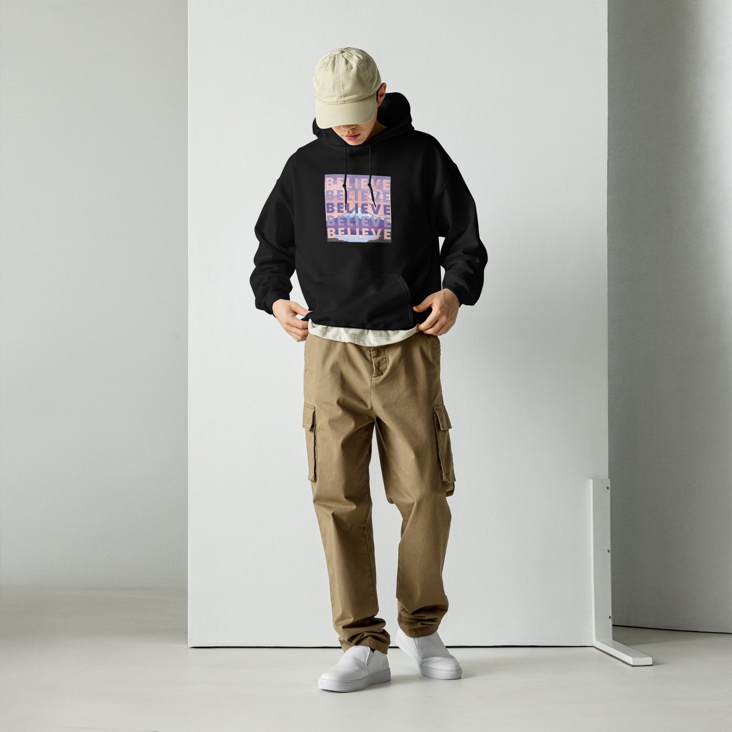 Mt.FUJI unisex hoodie "BELIEVE"