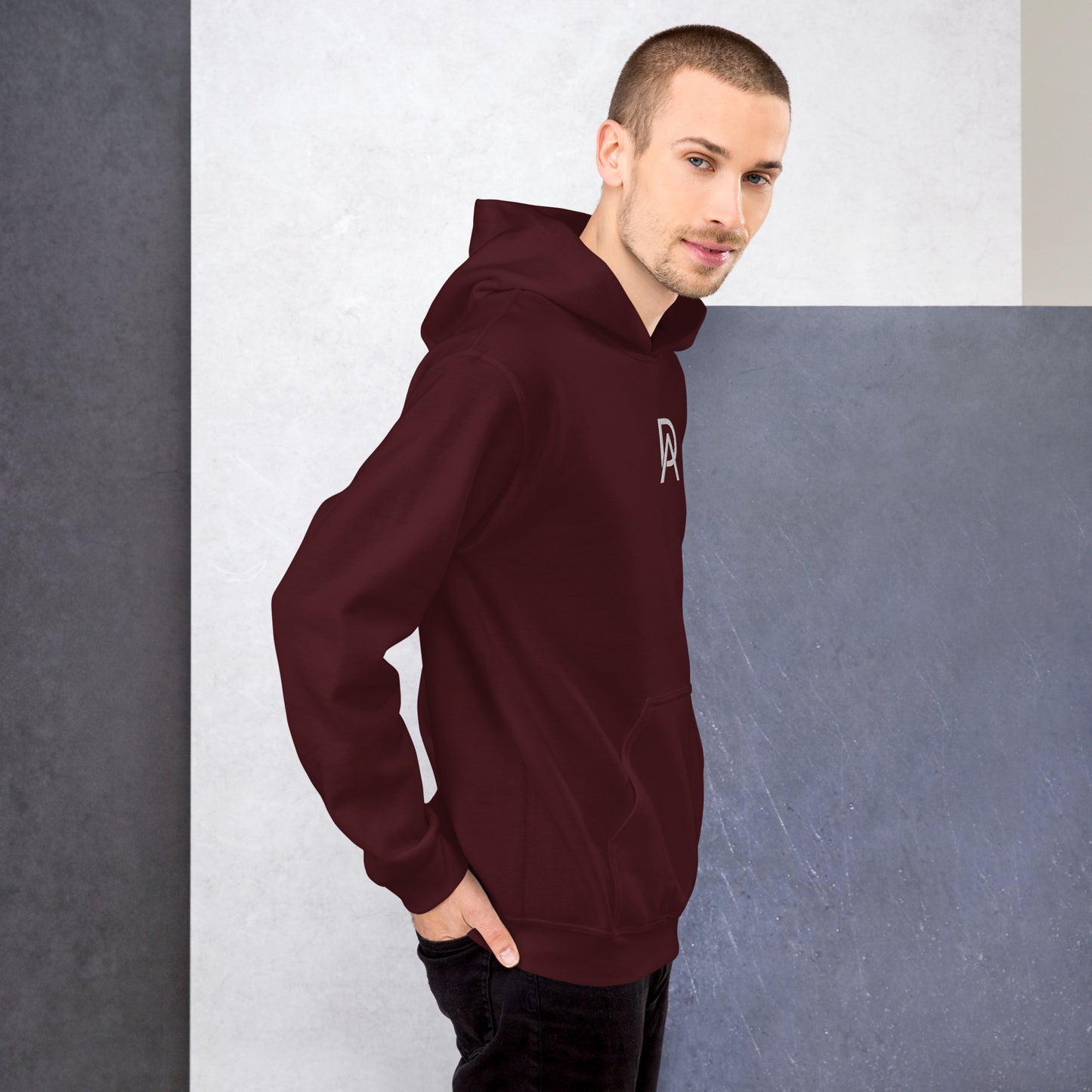 Unisex hoodie with AD Logo embroidery