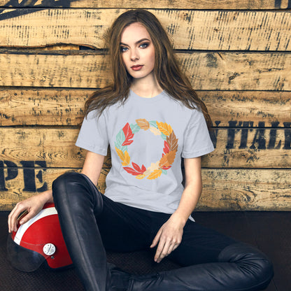 ユニセックスTシャツ "紅葉"